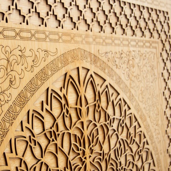 Sultan Door - Decorative Wooden Lattice - 100 x 88 cm