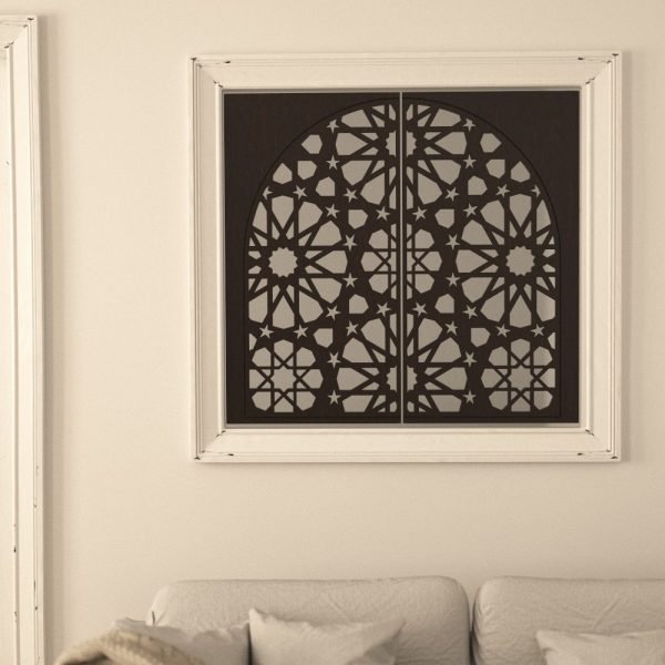 Samai Wood Window - 2 Sheets - 100 x 100 cm
