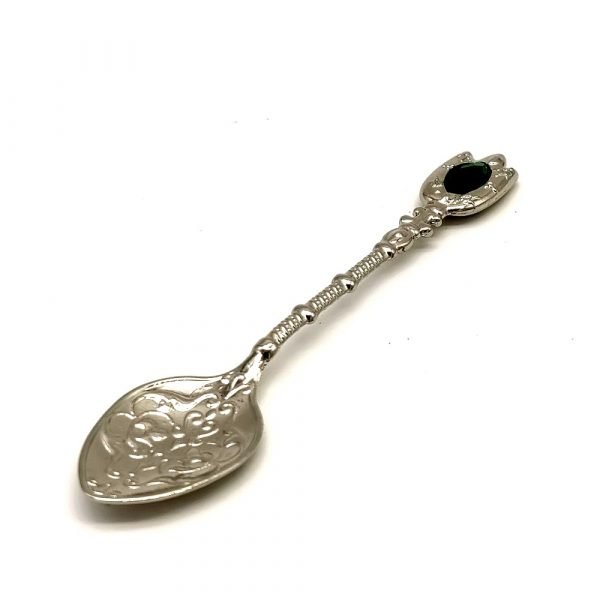 Metal Spoon - Nickel Plated - Color Decorative Resin - Fidda Model