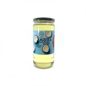 PURE COCONUT OIL 1ST PRESSURE - 600 ML GLASS JAR. - CULINARY AND COSMETIC - GRANADIET