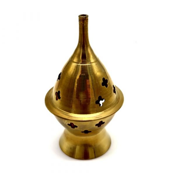 Bronze Metal Incense Burner Censer - Jarama Model - 11cm x 6cm