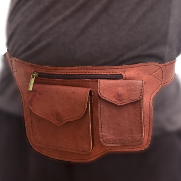 Artisan Fanny Pack - 100% Leather - High Quality Leather Goods - Basita Model