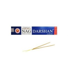 Golden NAG DARSHAN Agarbathi - Natural Incense 15 gr