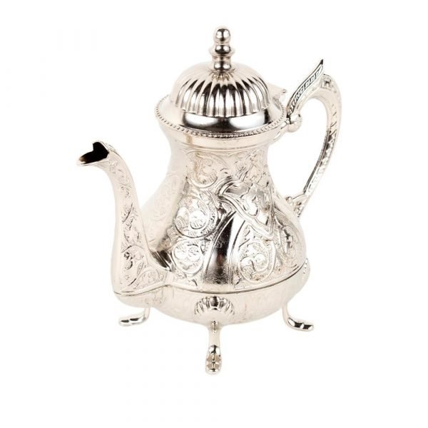 Turkish Engraved Cast Iron Teapot DELUXE - Ottoman Model
