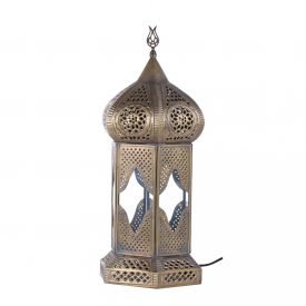 Antique Bronze Table Lantern - DELUXE - Model Samarkand 47 cm