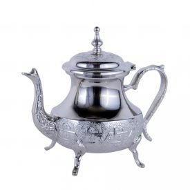 Moroccan Arabic Teapot - Carved Alpaca - Moorish Tea - 5 Star Model 700 ml