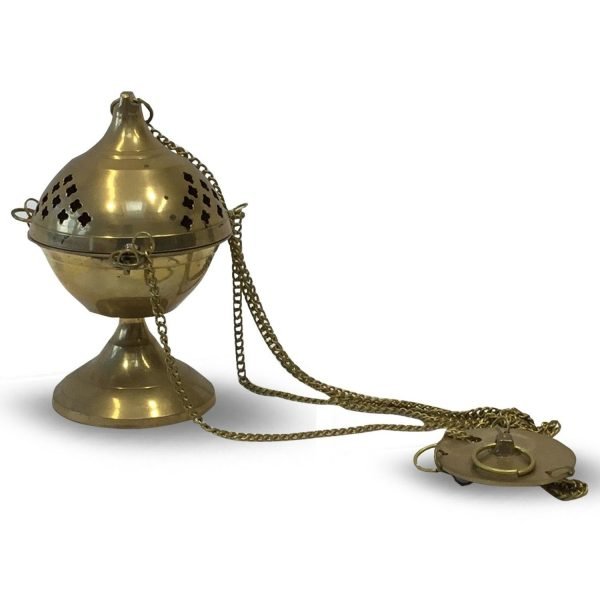 Large Botafumeiro Censer - Bronze - Chain 50 cm - Coptic Model