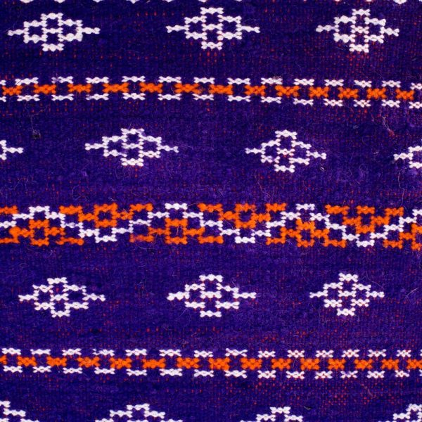 Berber Wool Tapestry - Kilim Banafsiyi - 105 x 52 cm