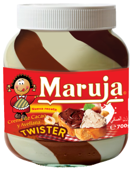 Maruja Cream of Cocoa and Hazelnut Twister - 700 gr