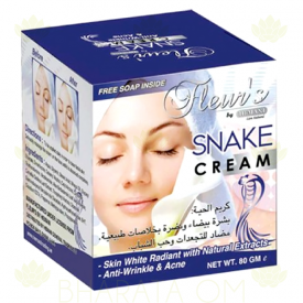 Facial Cream + Snake Soap - Wrinkles and Acne - 80 ml - Hemani